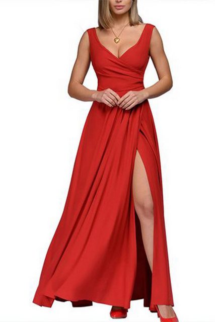 B.X Abendkleid Langes Kleid,Taillenkleid,abendkleider damen,ärmelloses klei günstig online kaufen