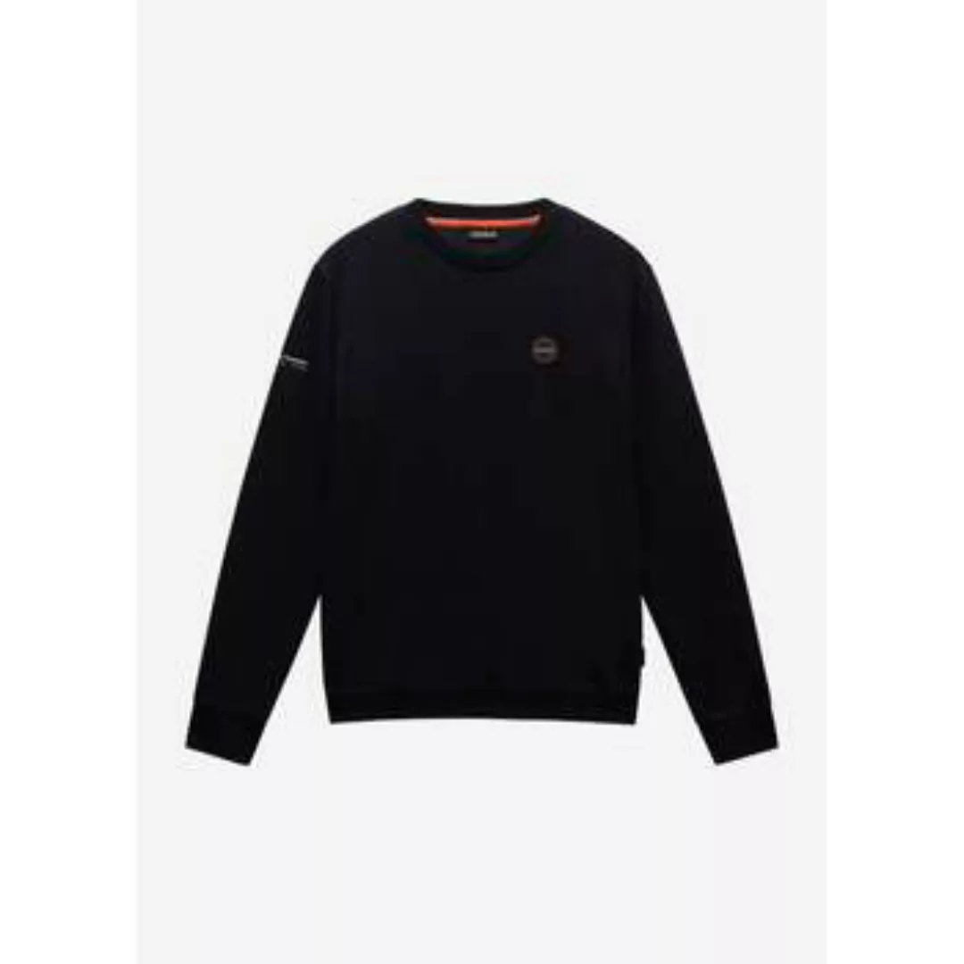 Napapijri  Pullover Badge crewneck sweater  - black günstig online kaufen