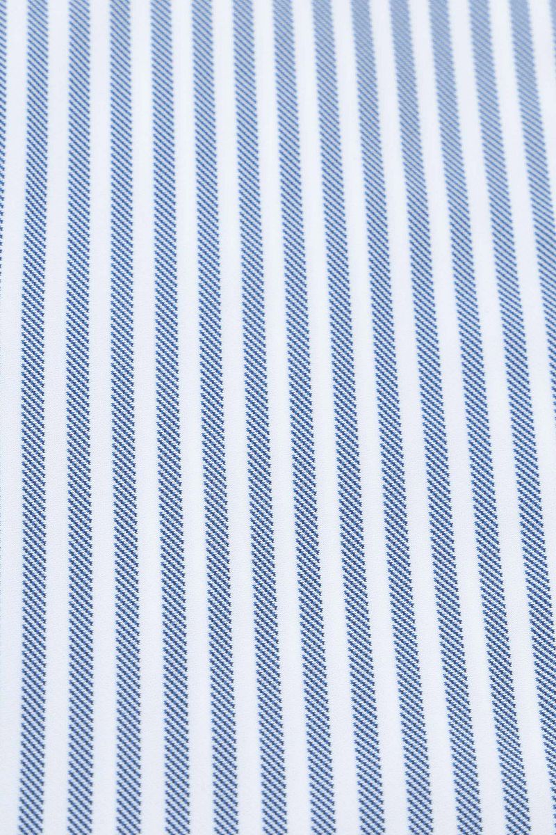 Pure The Functional Shirt Super Stretch Streifen Blau - Größe 38 günstig online kaufen