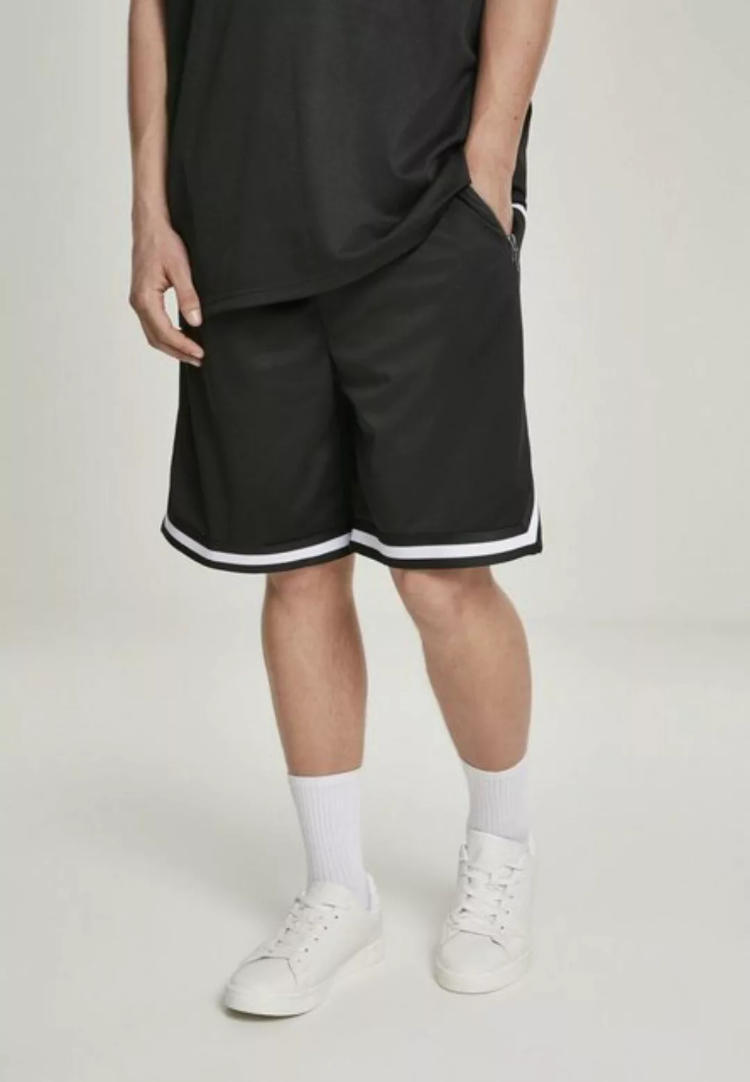 URBAN CLASSICS Shorts "Urban Classics Herren Premium Stripes Mesh Shorts", günstig online kaufen