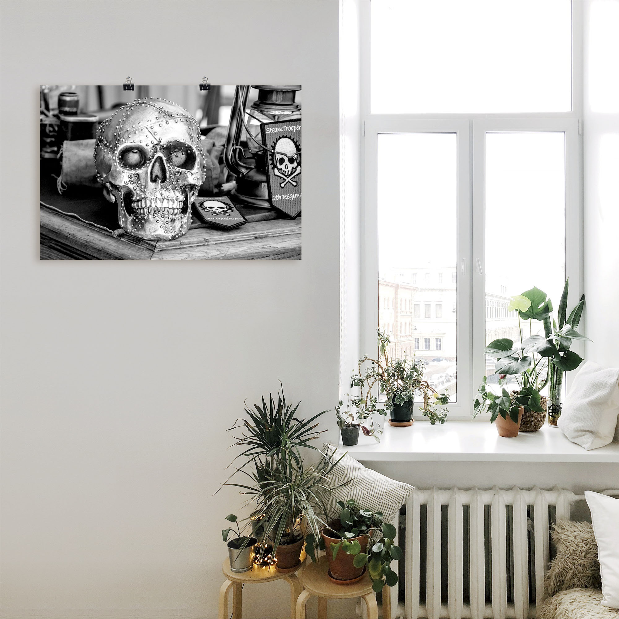 Artland Wandbild "Totenkopf", klassische Fantasie, (1 St.), als Leinwandbil günstig online kaufen