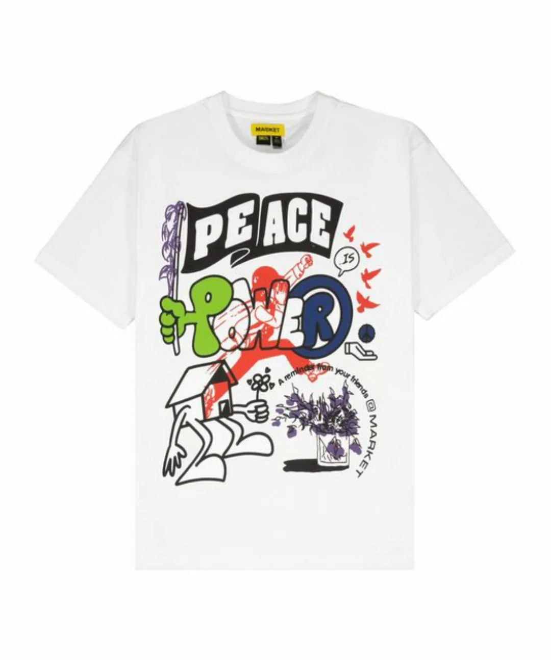 Market T-Shirt Peace And Power T-Shirt default günstig online kaufen
