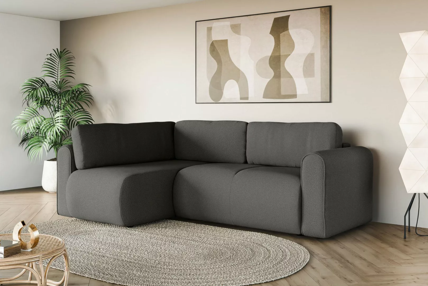 INOSIGN Ecksofa "Ecksofa Zacharia wahlweise mit Bettfunktion, BxTxH 250x166 günstig online kaufen