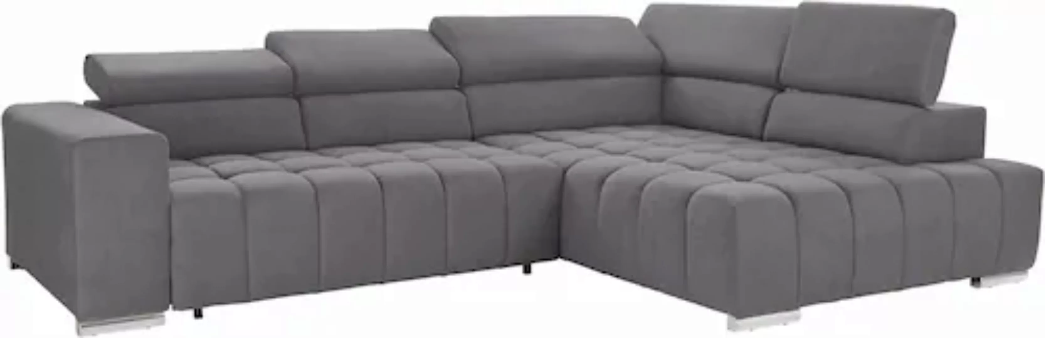 exxpo - sofa fashion Ecksofa »Elias, L-Form«, mit Kopf- bzw. Rückenverstell günstig online kaufen