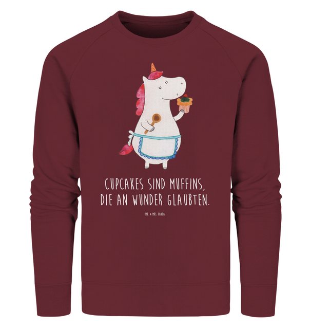 Mr. & Mrs. Panda Longpullover Größe M Einhorn Küche - Burgundy - Geschenk, günstig online kaufen