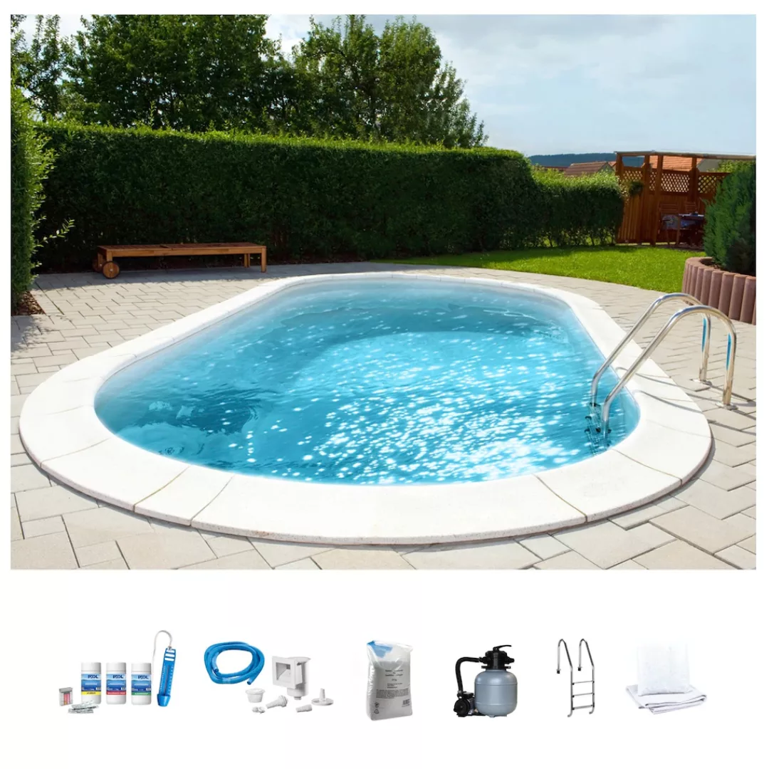 my POOL BWT Ovalpool "PREMIUM mit sandfarbener Innenfolie", (Komplett-Set, günstig online kaufen