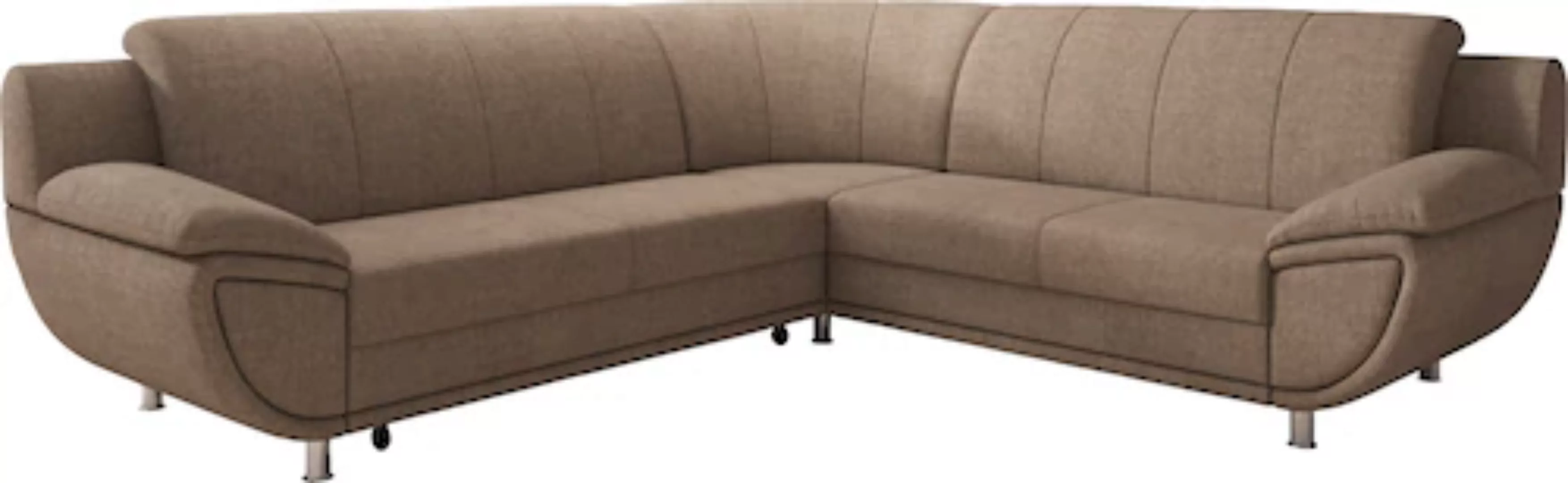 TRENDMANUFAKTUR Ecksofa "Rondo II, L-Form", wahlweise mit Federkern, wahlwe günstig online kaufen