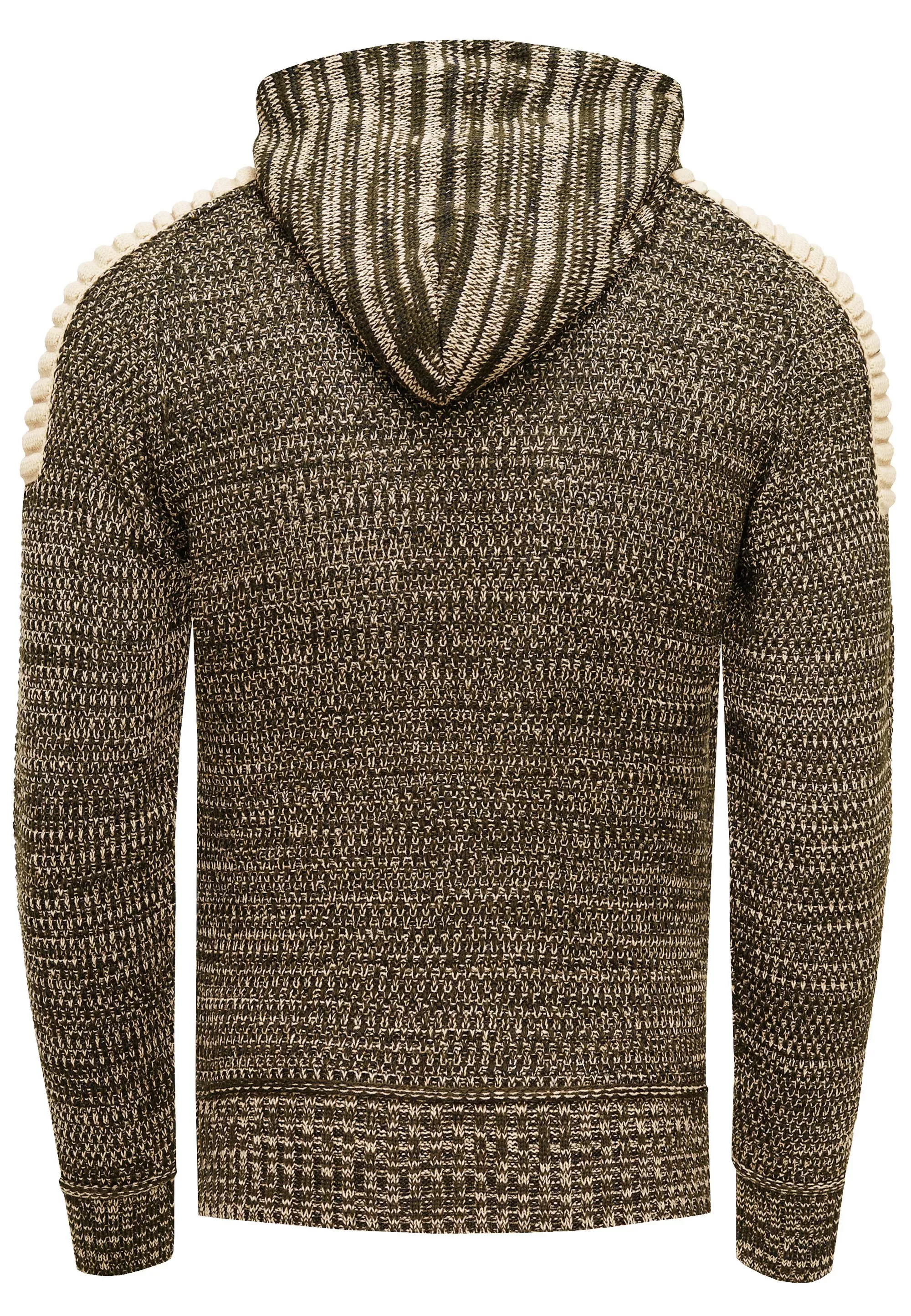 Rusty Neal Kapuzensweatshirt "Knitwear", mit praktischem Reißverschluss günstig online kaufen