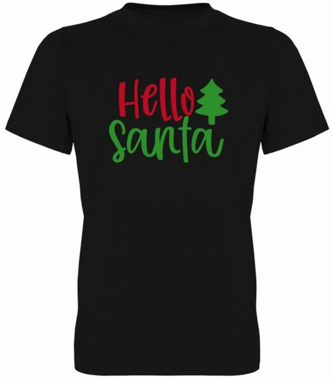 G-graphics T-Shirt Hello Santa Herren T-Shirt, mit Frontprint, mit Weihnach günstig online kaufen