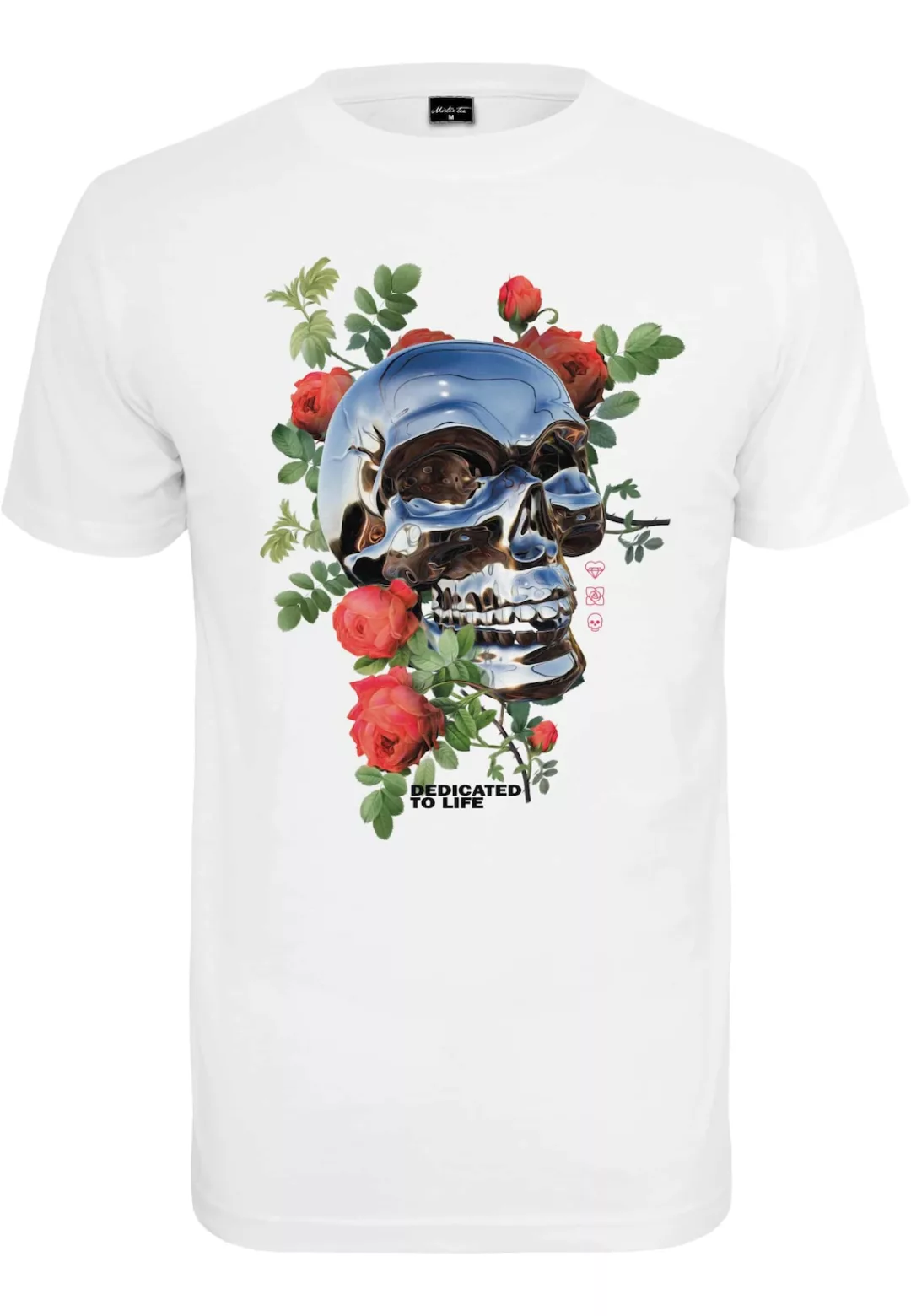 MisterTee T-Shirt MisterTee Herren Chrome Skull Tee (1-tlg) günstig online kaufen