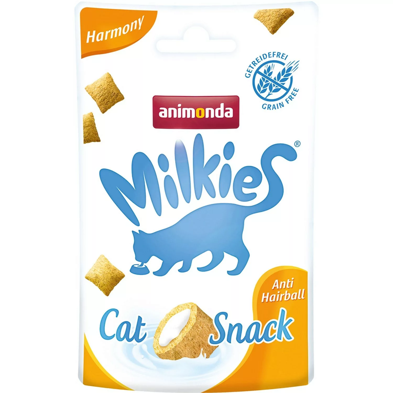 Animonda Katzensnack Milkies Knusperkissen Hamony Anti Hairball 30 g günstig online kaufen