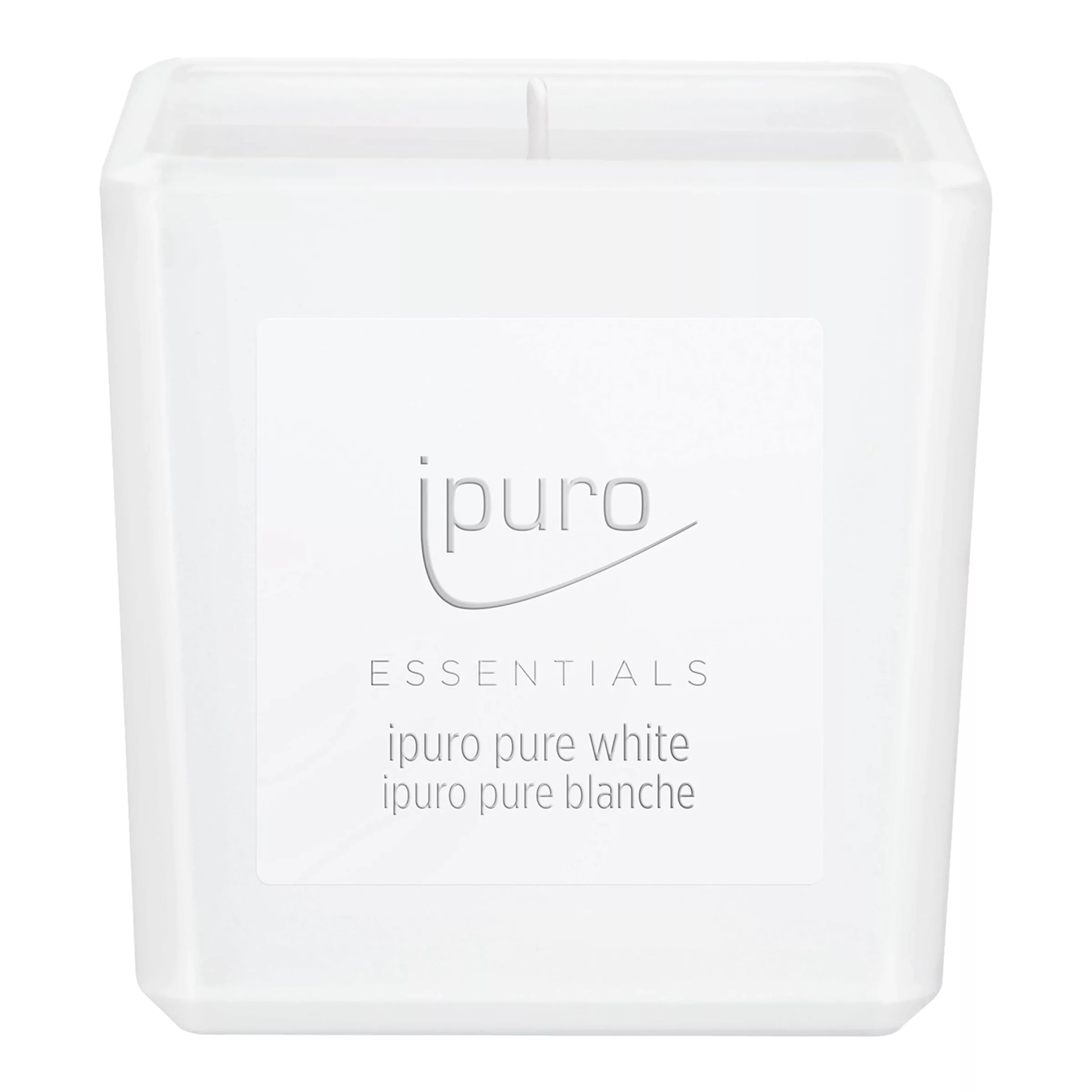 ipuro ESSENTIALS pure white candle 125g günstig online kaufen