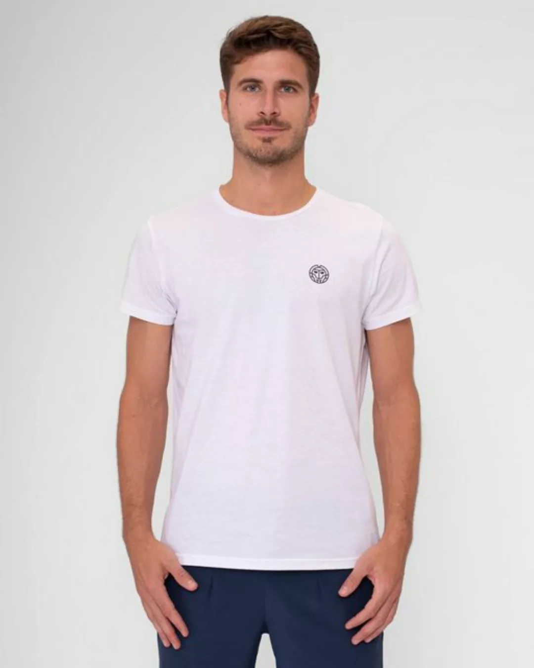 BIDI BADU Tennisshirt Crew Baumwollshirt für Herren günstig online kaufen