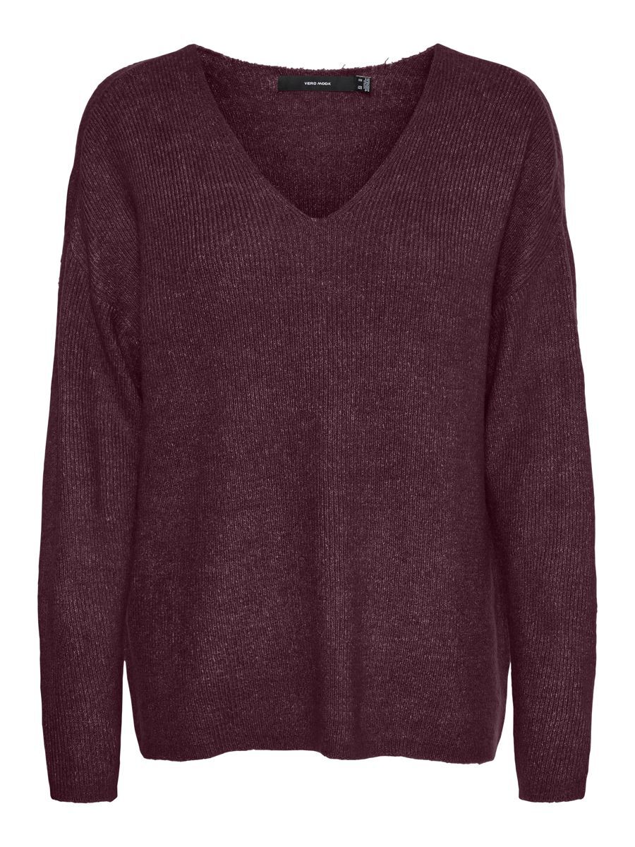 VERO MODA V-ausschnitt Pullover Damen Violett günstig online kaufen