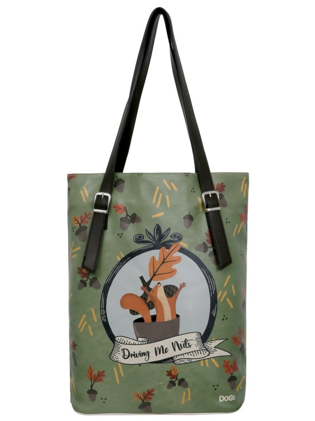 DOGO Umhängetasche "Damen Tall Bag Driving Me Nuts Vegan Damen Handtaschen günstig online kaufen