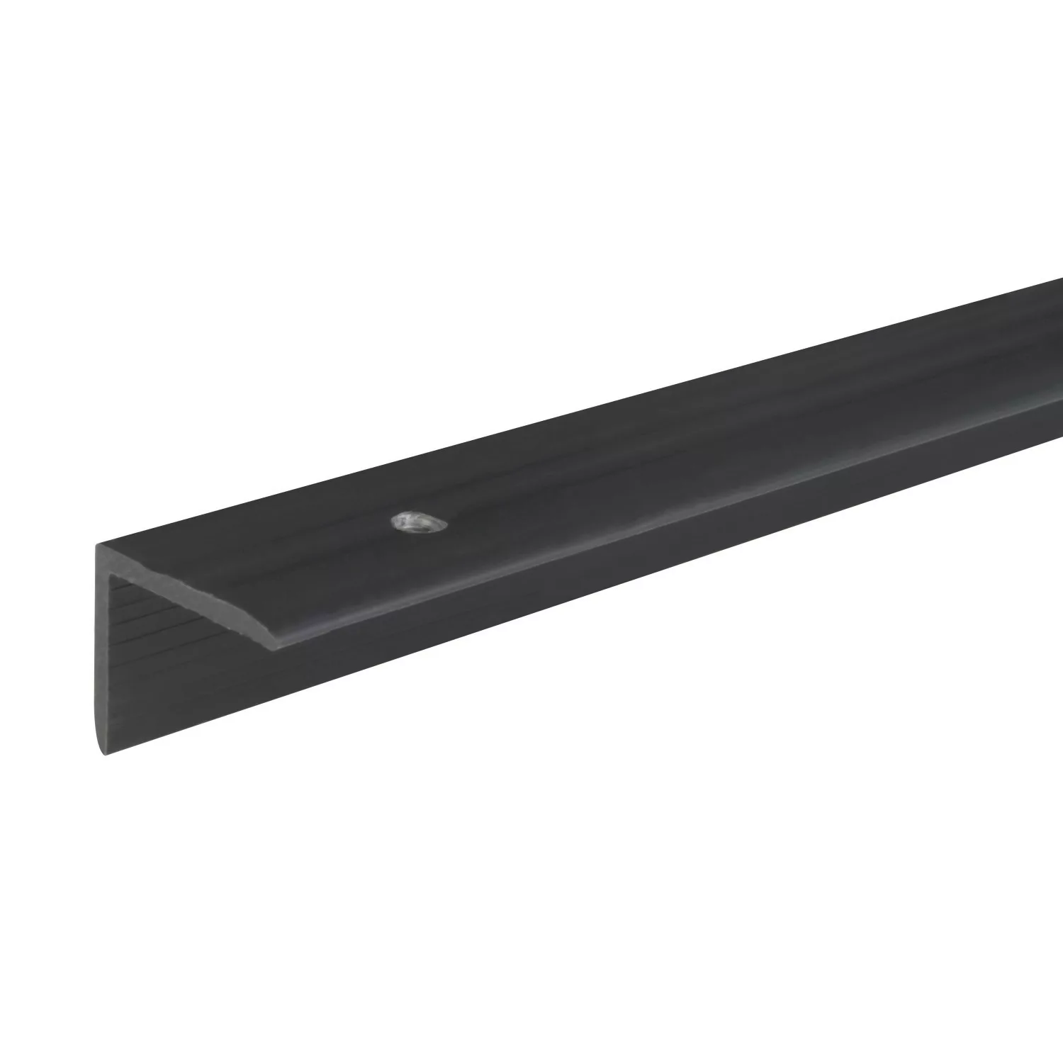 Treppenkantenprofil Kunststoff 20 mm x 25 mm x 1.000 mm Schwarz günstig online kaufen