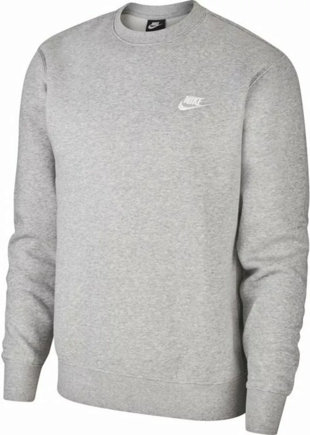 Nike Sweatshirt M NSW CLUB CRW BB DK GREY HEATHER/WHITE günstig online kaufen