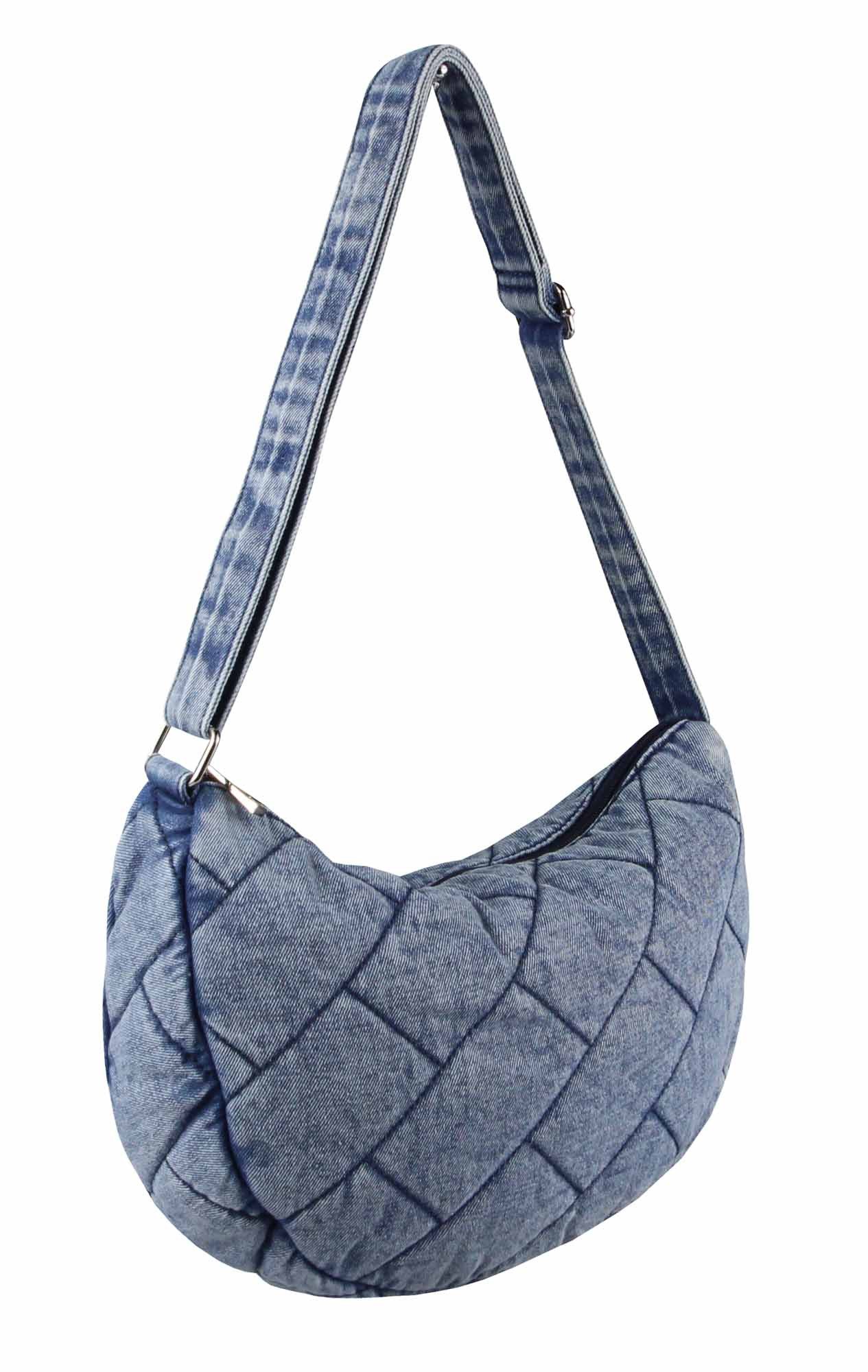 ITALYSHOP24 Schultertasche Damen Jeans Tasche Shopper günstig online kaufen