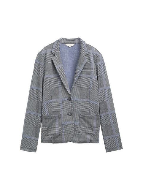 TOM TAILOR Jackenblazer Karierter Blazer mit LENZING™ EcoVero™ günstig online kaufen