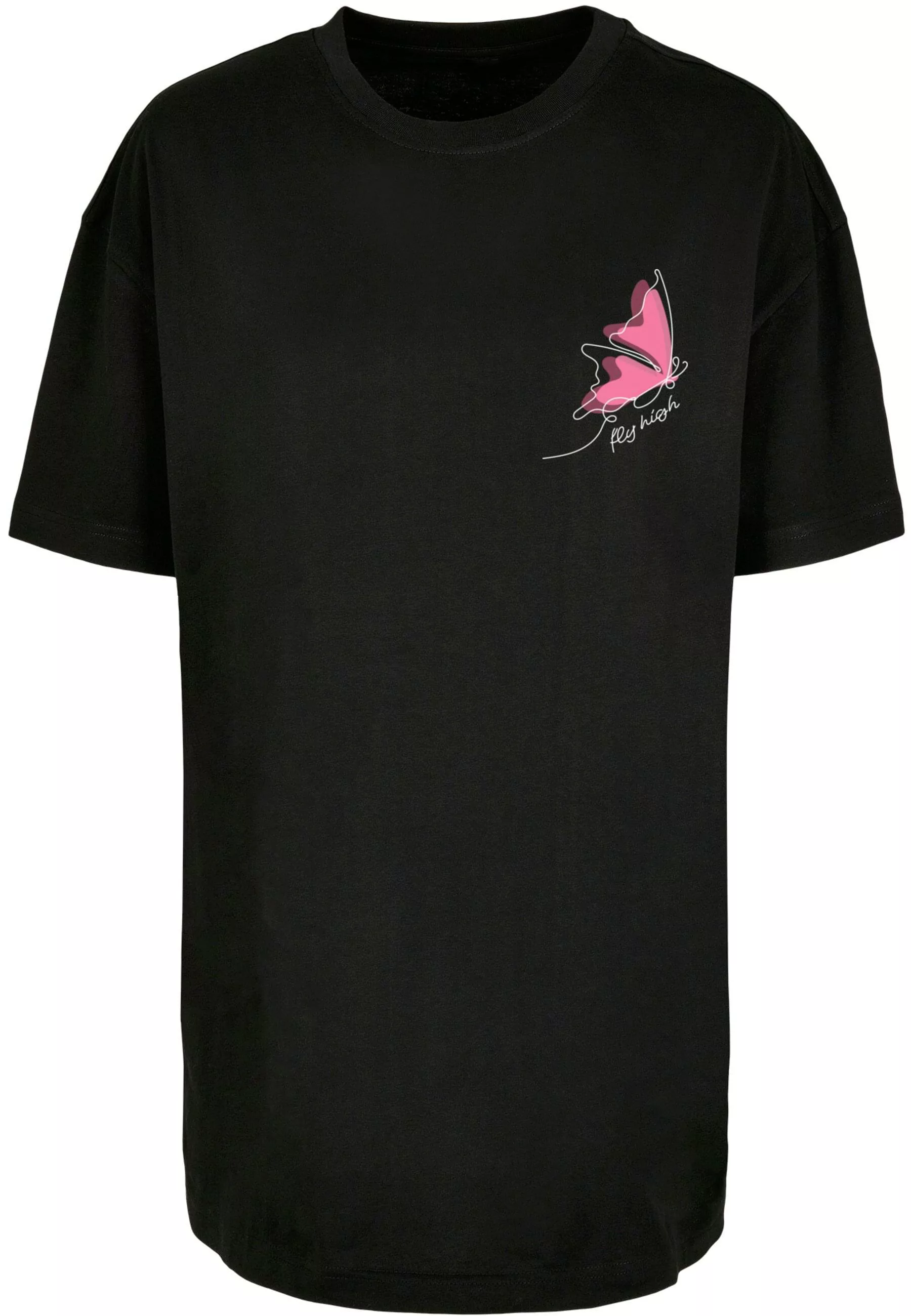 Merchcode T-Shirt "Merchcode Damen Ladies Fly High Oversized Boyfriend Tee" günstig online kaufen