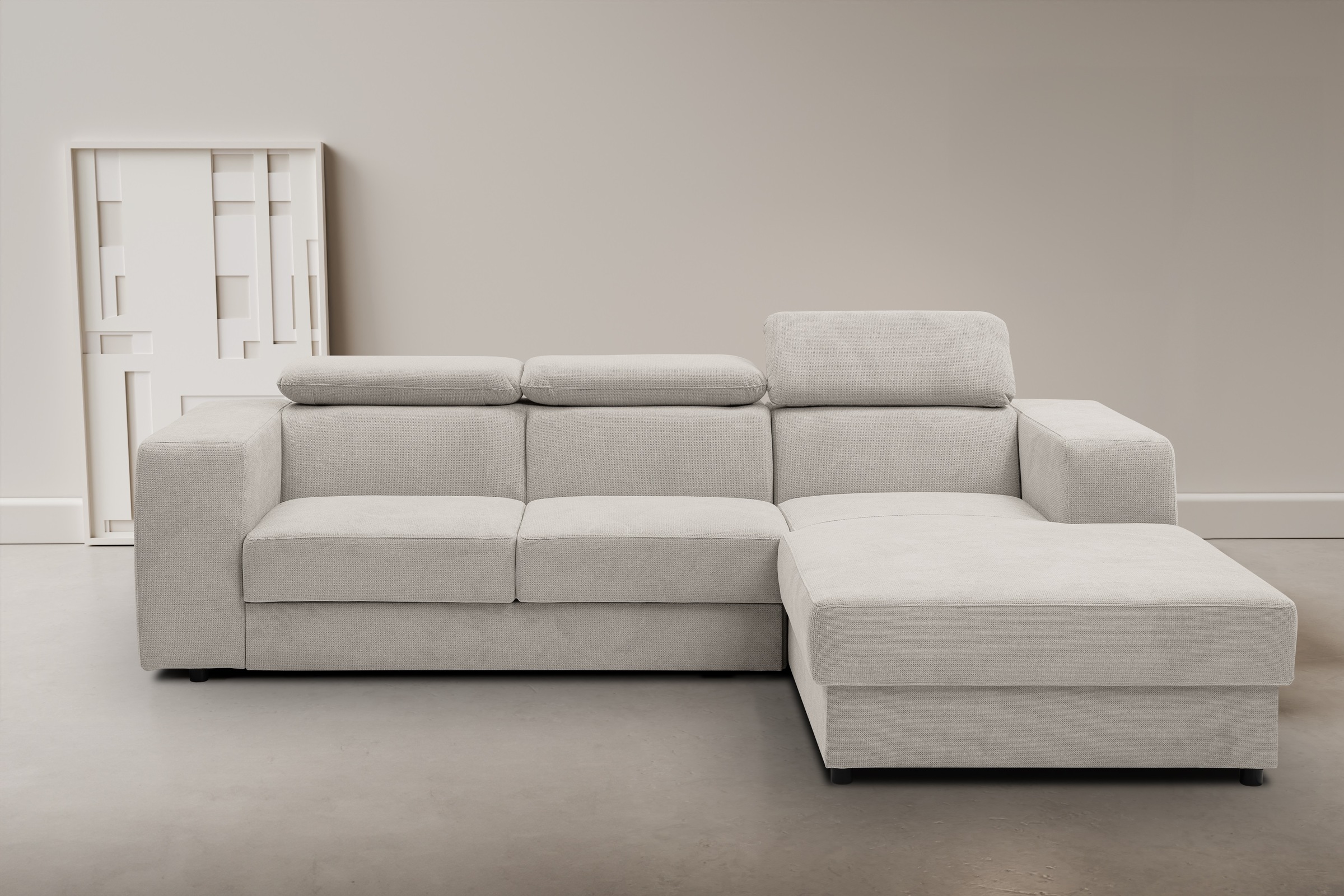 WERK2 Ecksofa »Cherry, modernes Sofa mit Komfortfunktionen, Breite 270cm, L günstig online kaufen