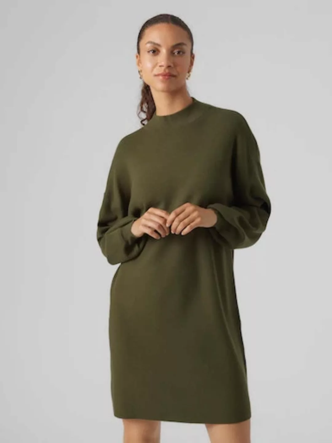 Vero Moda Strickkleid "VMNANCY LS FUNNELNECK DRESS GA NOOS" günstig online kaufen