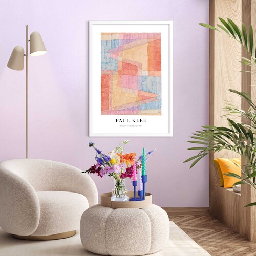 Reinders! Bild mit Rahmen »Paul Klee Triangles« günstig online kaufen