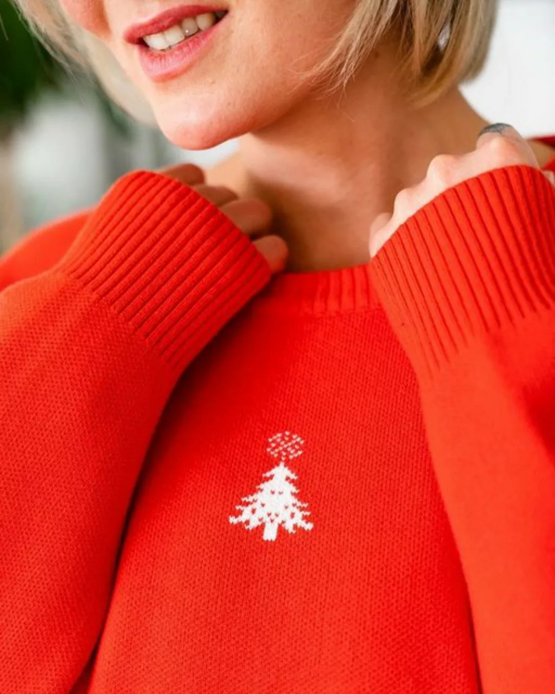 Missy Rockz Weihnachtssweatshirt SANTA ROCKZ Sweater red / white günstig online kaufen