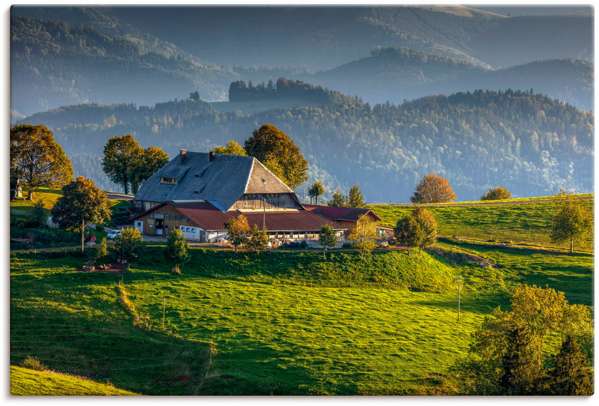 Artland Wandbild "Bauernhof bei St.Peter Schwarzwald", Berge & Alpenbilder, günstig online kaufen