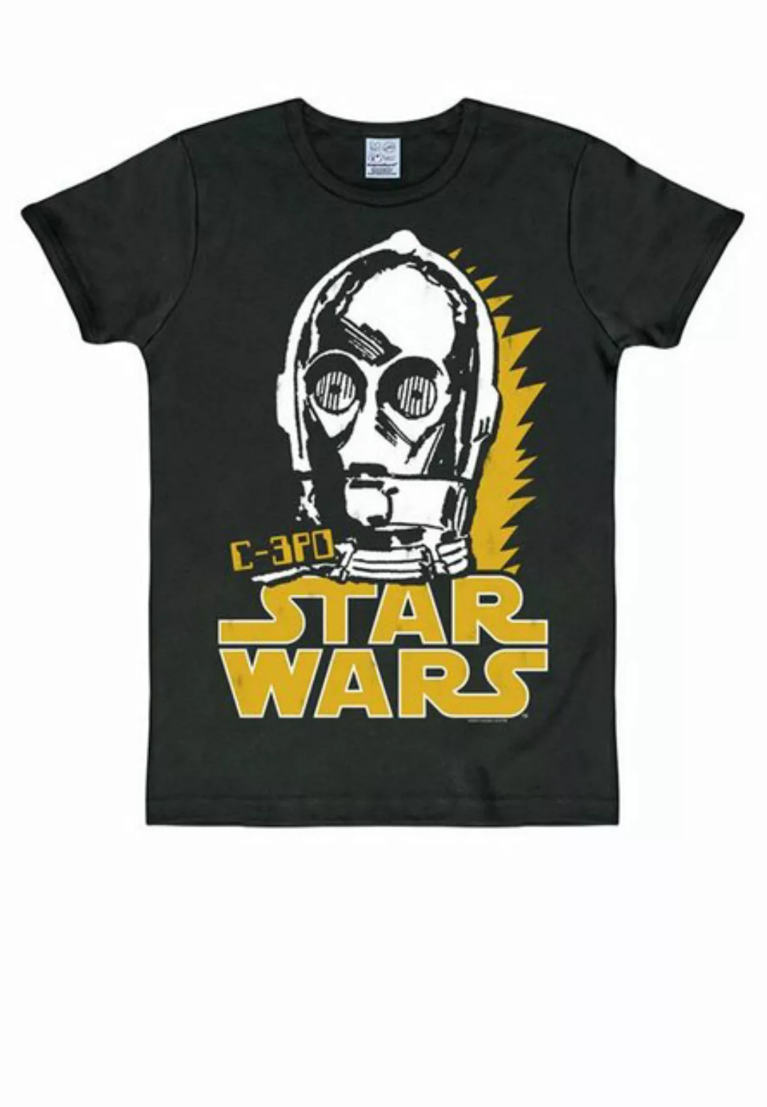 LOGOSHIRT T-Shirt "C-3PO", mit C-3PO-Print günstig online kaufen