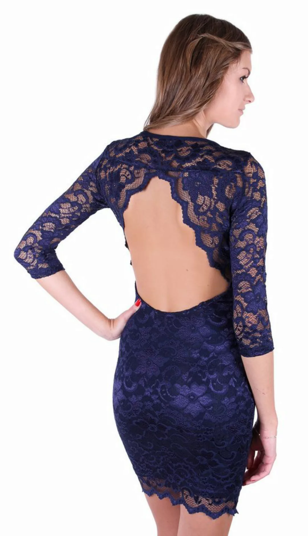 Sarcia.eu Minikleid Super sexy Minikleid aus Spitze Rückenfrei Backless Dun günstig online kaufen