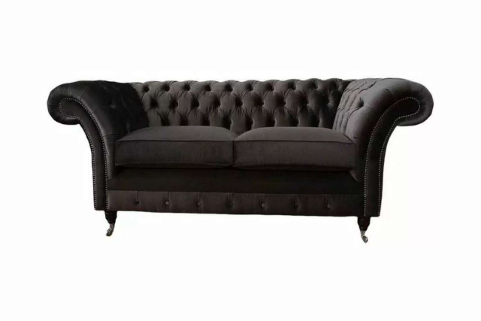 Xlmoebel Sofa Chesterfield Stoff Sofa 2 Plätze Polster Stil Luxus Sitzgrupp günstig online kaufen