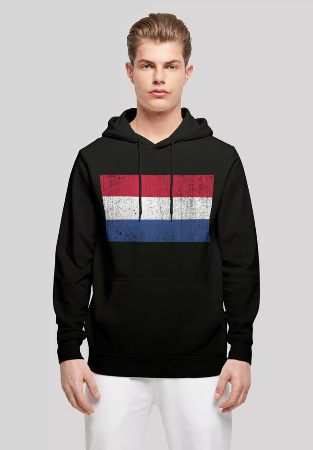 F4NT4STIC Kapuzenpullover "Netherlands NIederlande Holland Flagge distresse günstig online kaufen