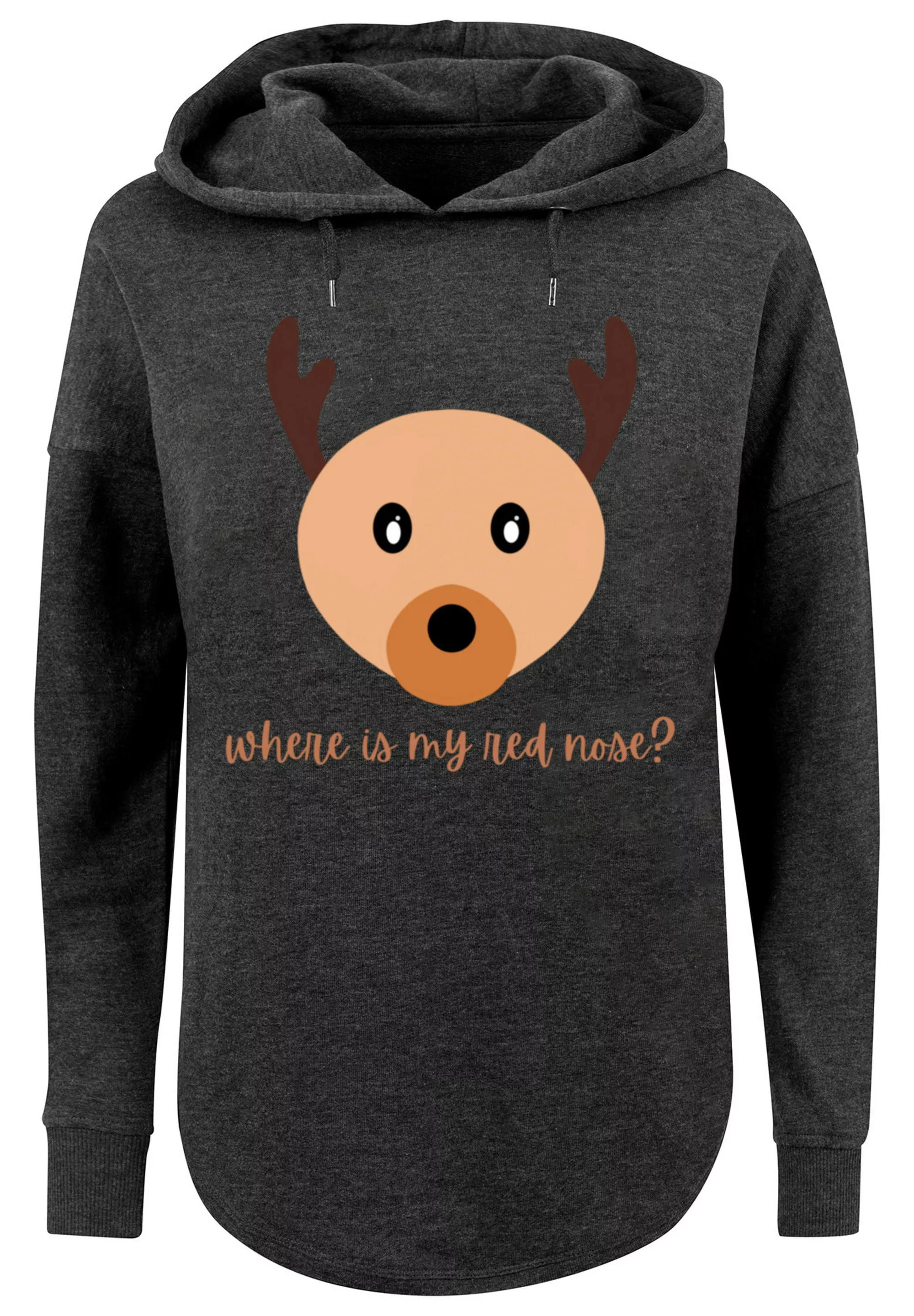 F4NT4STIC Kapuzenpullover "Red Nose Weihnachten", Print günstig online kaufen