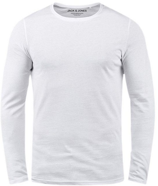 Jack & Jones Langarmshirt Basic Shirt mit Rundhalsausschnitt günstig online kaufen