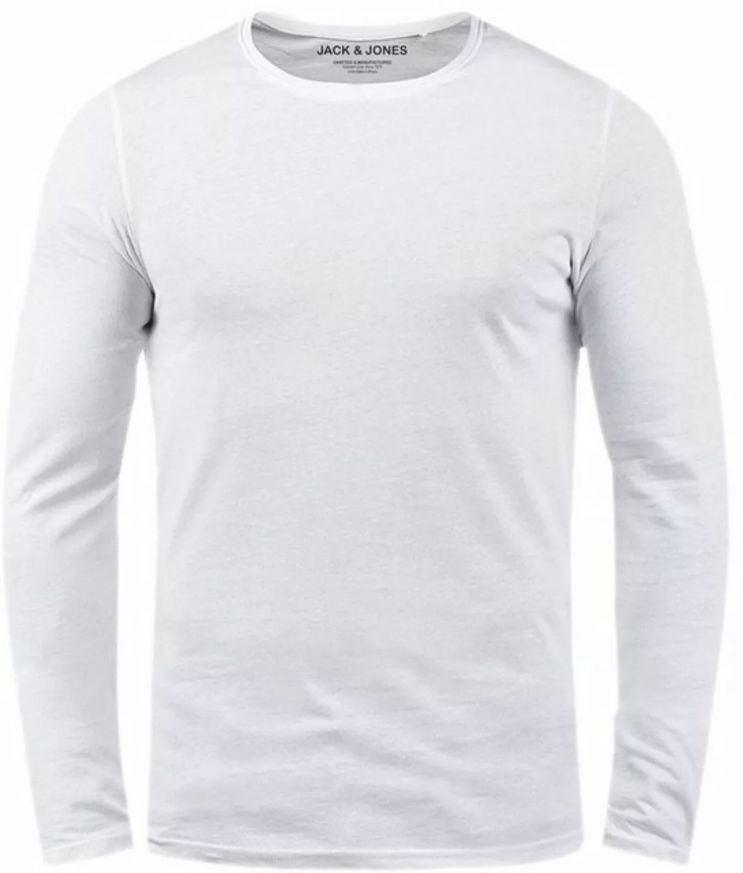 Jack & Jones Langarmshirt Basic Shirt mit Rundhalsausschnitt günstig online kaufen