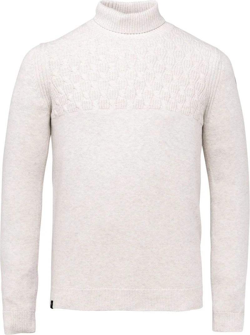 Vanguard Rollkragenpullover Knitted Off White - Größe XL günstig online kaufen