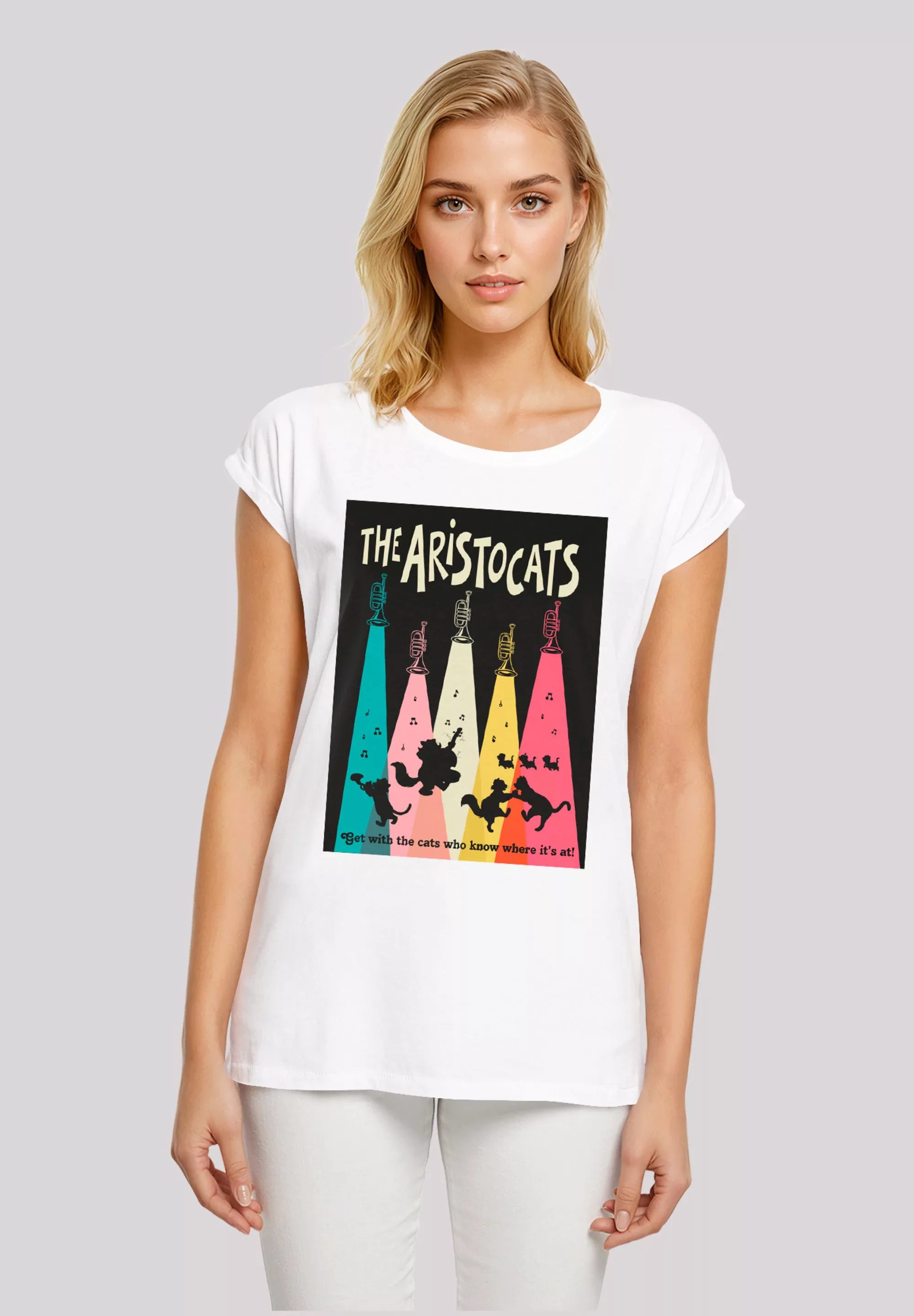 F4NT4STIC T-Shirt "Disney Aristocats Get With The Cats", Premium Qualität günstig online kaufen