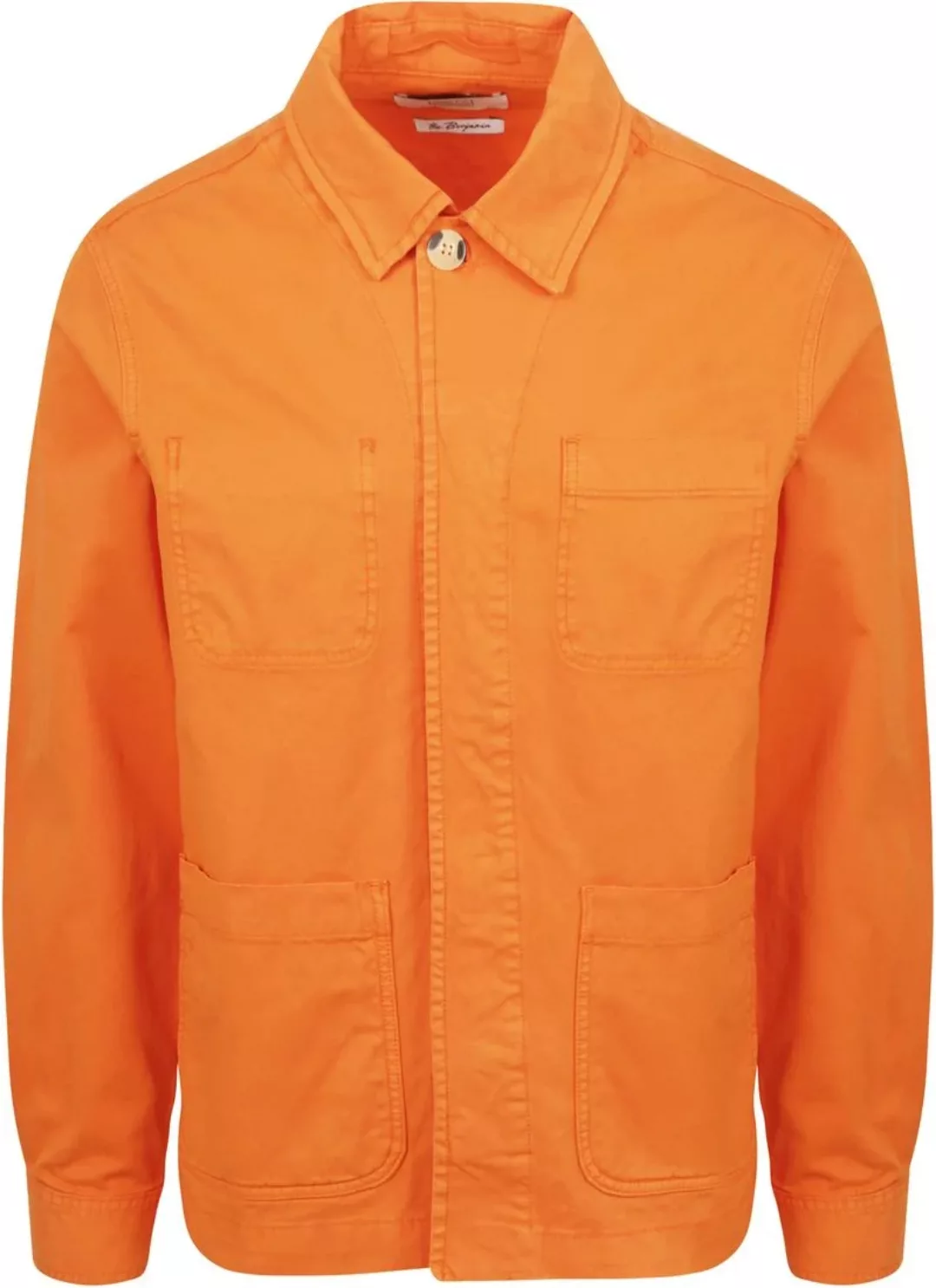 King Essentials The Benjamin Overshirt Orange - Größe XXL günstig online kaufen