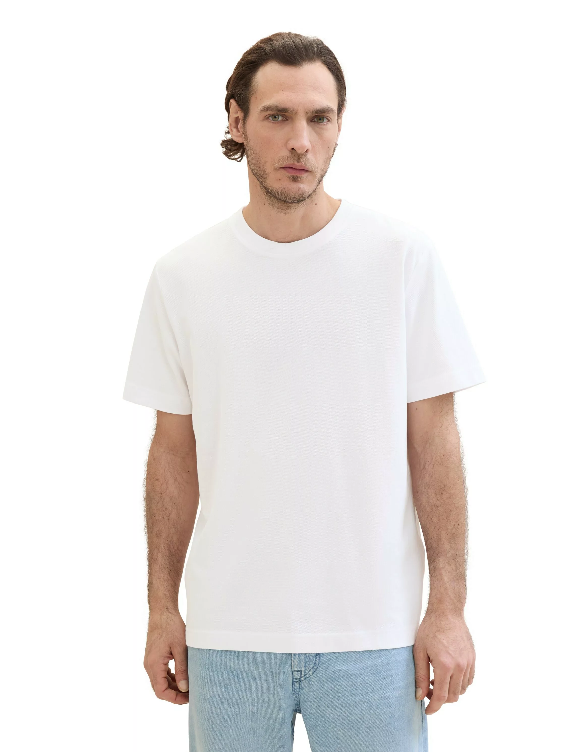 Tom Tailor Herren T-Shirt PIQUE - Regular Fit günstig online kaufen