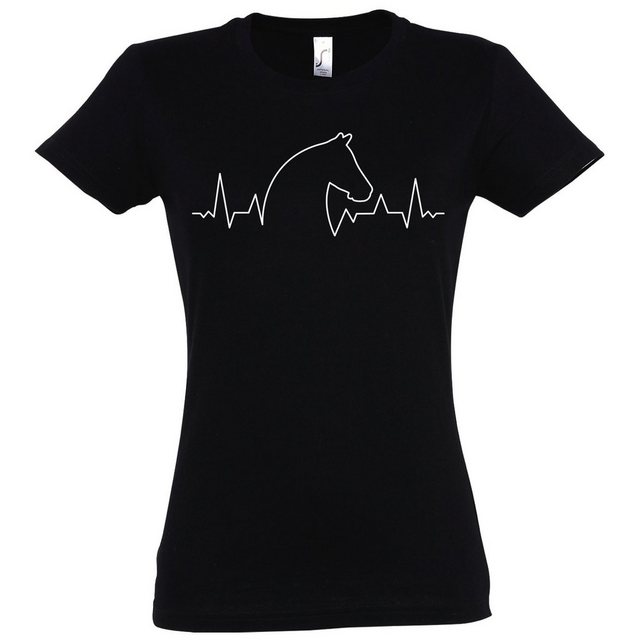 Youth Designz T-Shirt Pferd Heartbeat Damen Shirt mit trendigem Frontprint günstig online kaufen