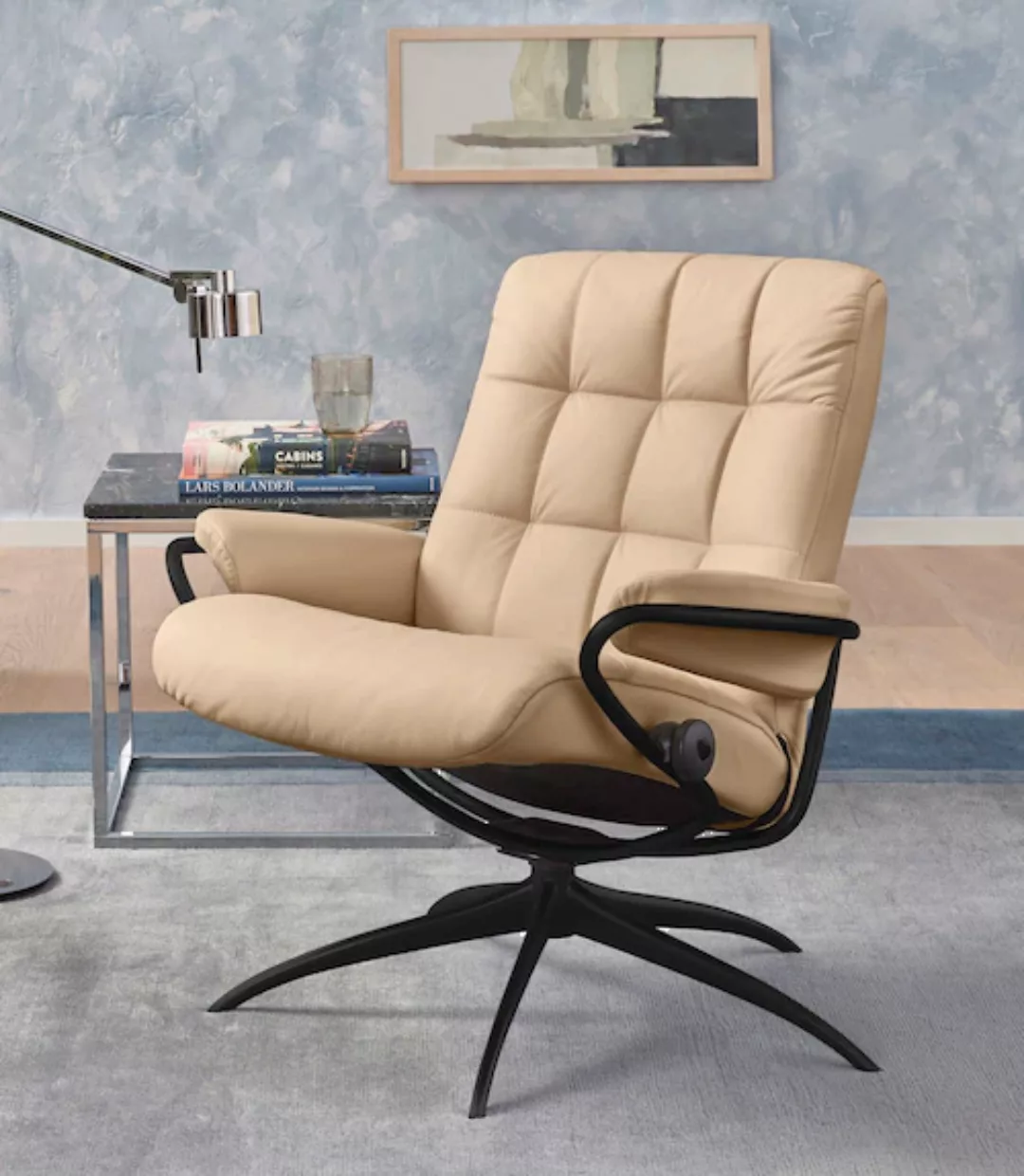 Stressless® Relaxsessel »London«, Low Back, mit Star Base, Gestell Schwarz günstig online kaufen