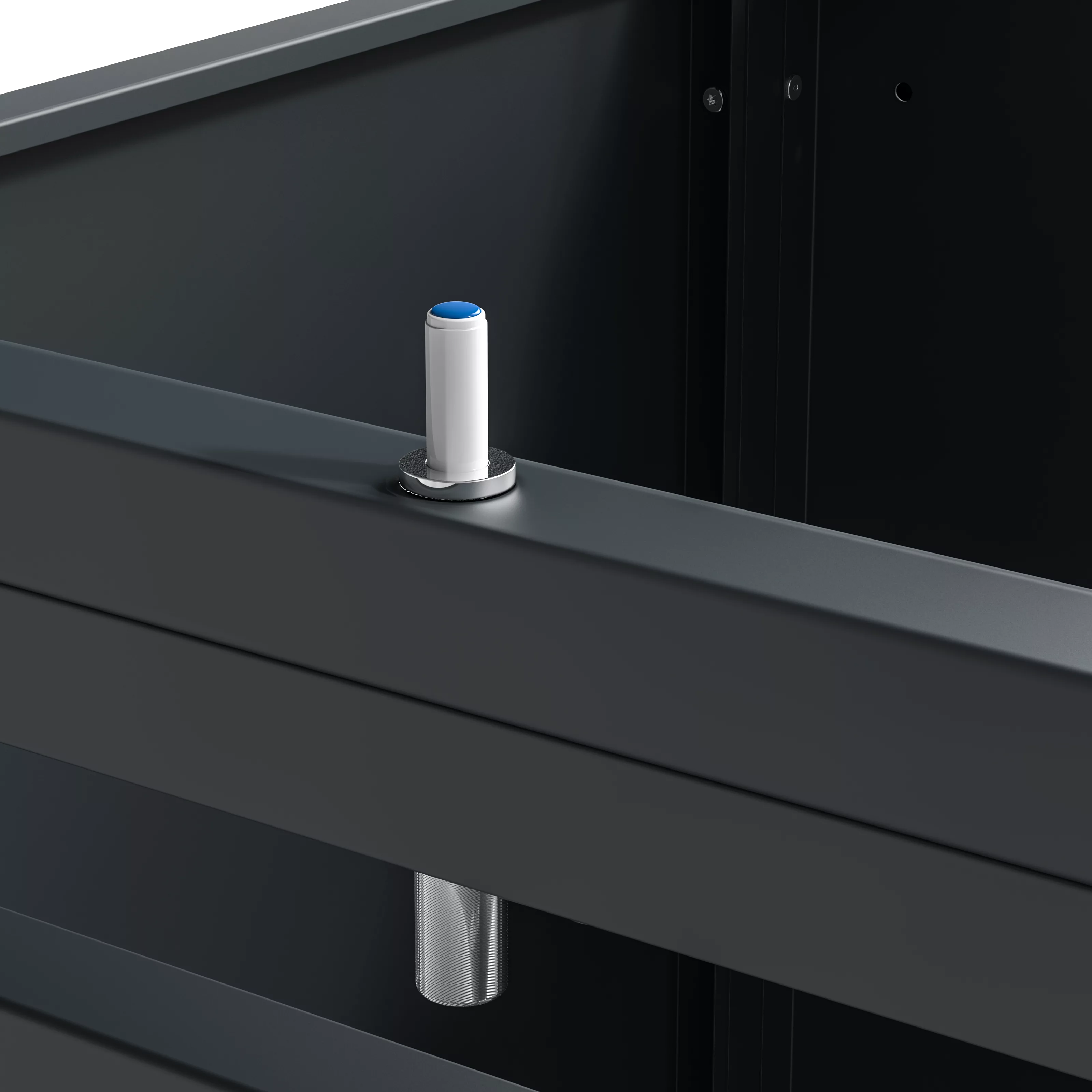 Westmann Mülltonnenbox Lacina 4 x 240 l Anthrazit/Holzoptik 80 x 264 x 116 günstig online kaufen