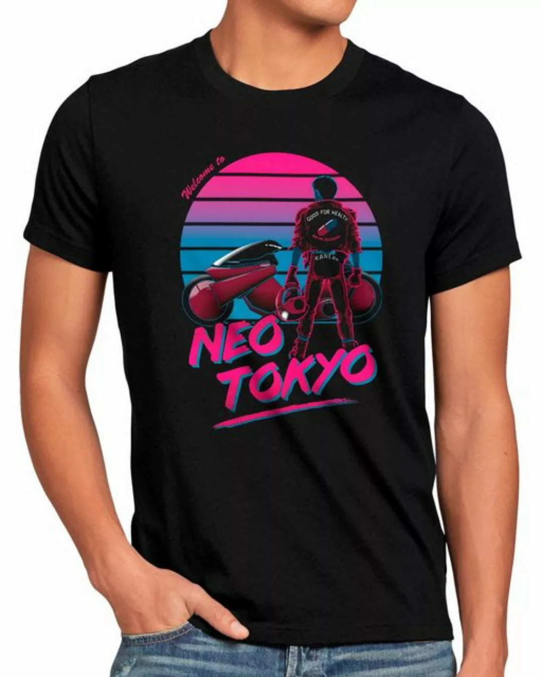 style3 T-Shirt Motorbike Ride akira manga anime cosplay japan günstig online kaufen