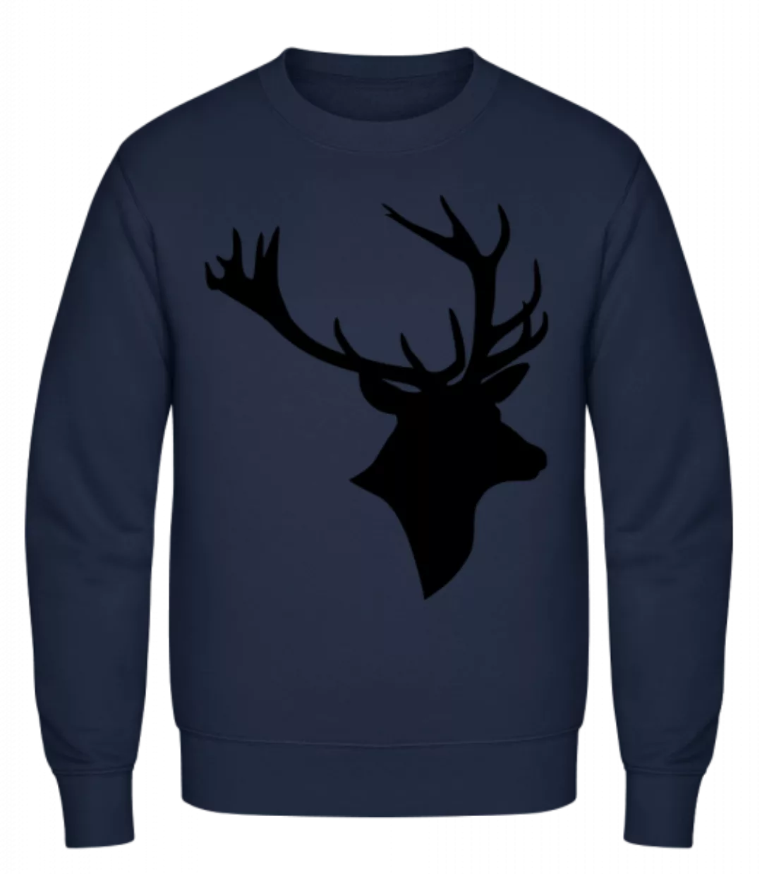Deer Head Black · Männer Pullover günstig online kaufen