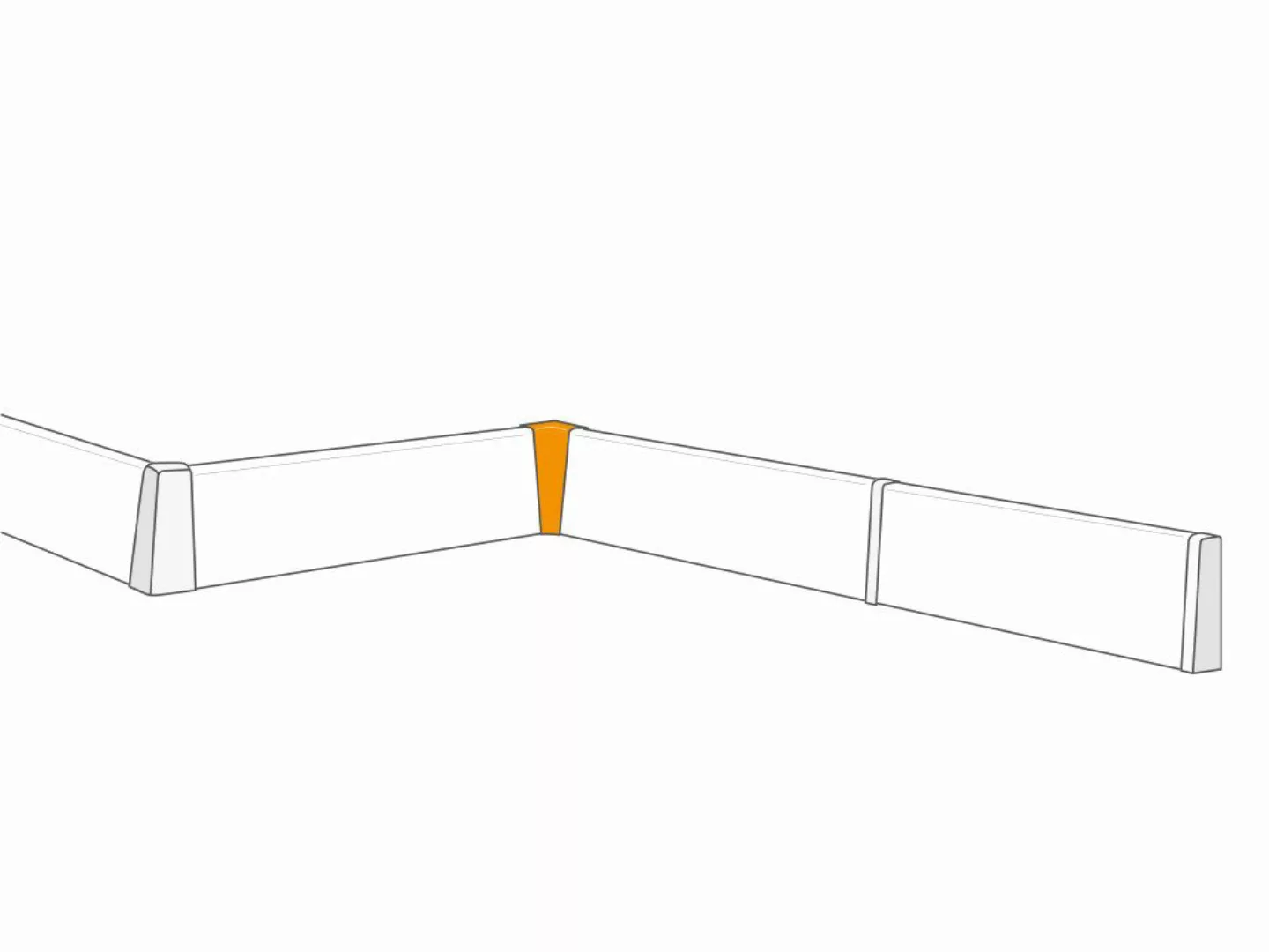Equipped Eckprofil Equipped 1221 Innenecke Silbergrau günstig online kaufen