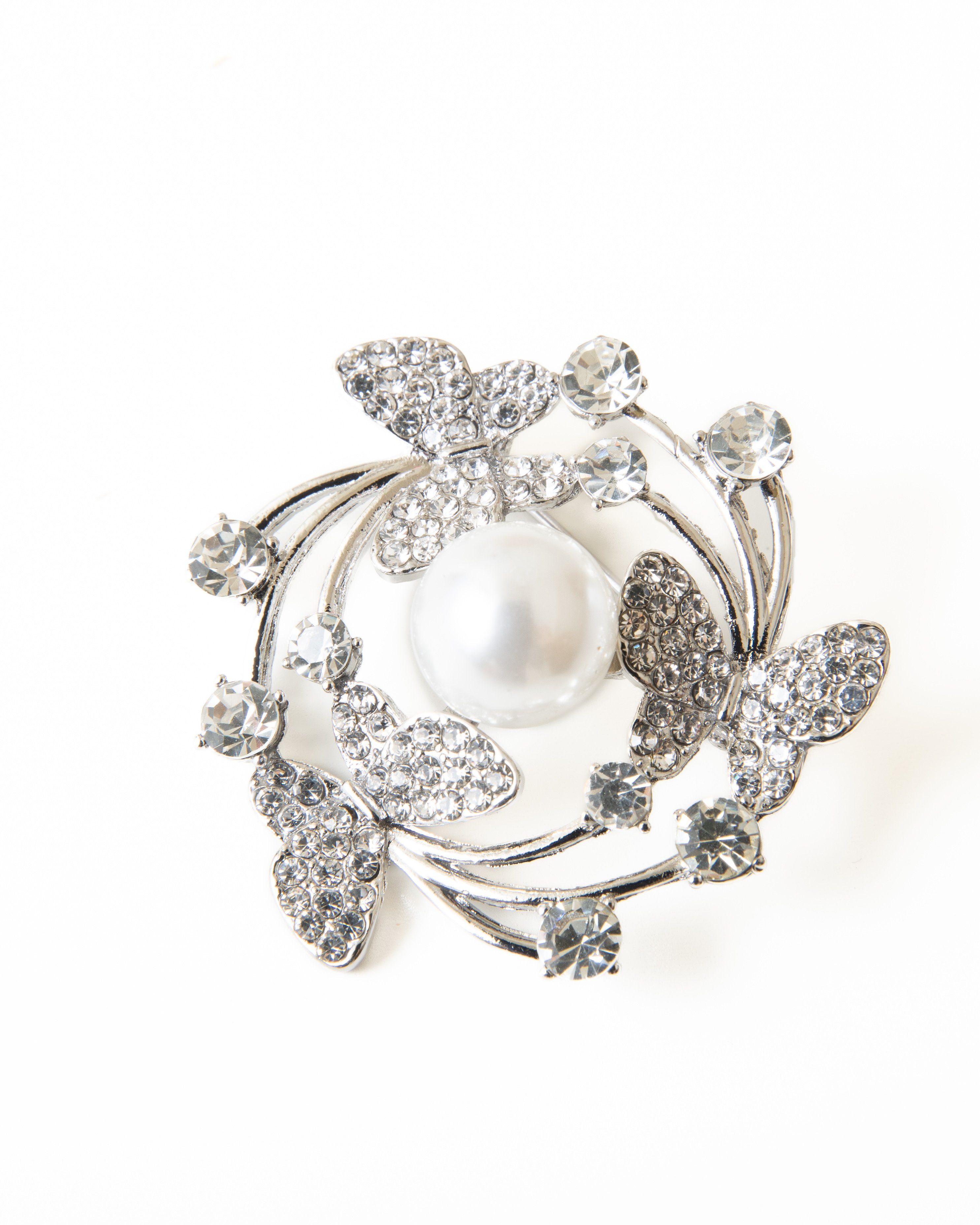 MayTree Brosche "drei Schmetterlinge", mit Strass günstig online kaufen