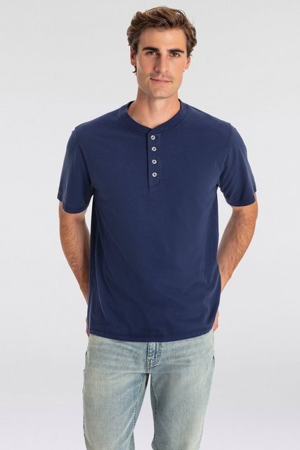 Levi's® Rundhalsshirt SS 4 BUTTON HENLEY mit Knopfleiste günstig online kaufen