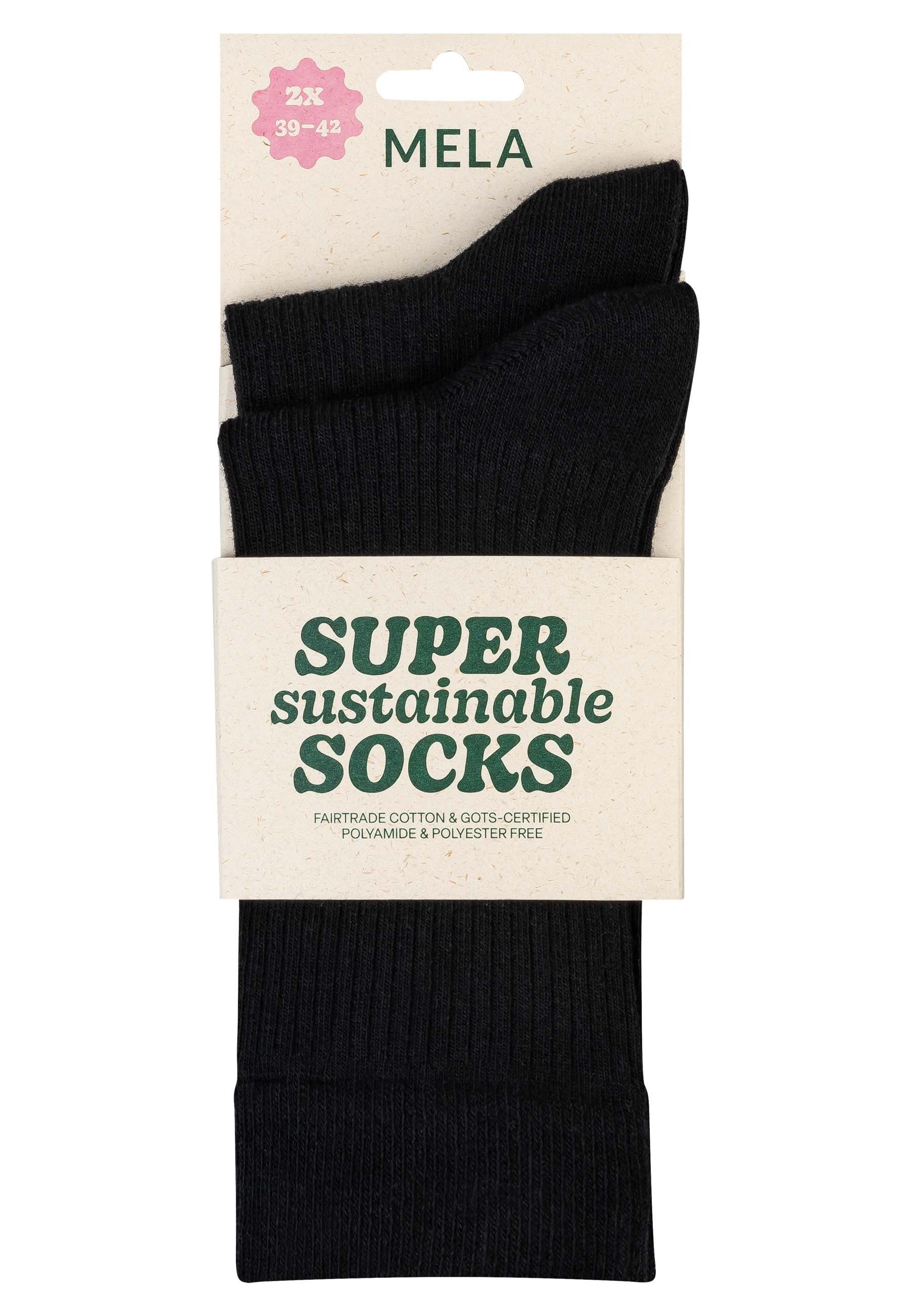 MELA Socken Unisex Gerippte Socken 2 günstig online kaufen