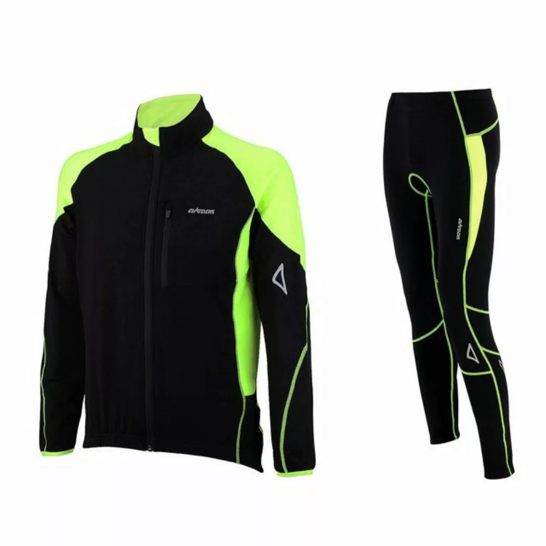 Airtracks Fahrradhose Herren Thermo Radtrikot Set Pro T (Fahrradtrikot Set, günstig online kaufen